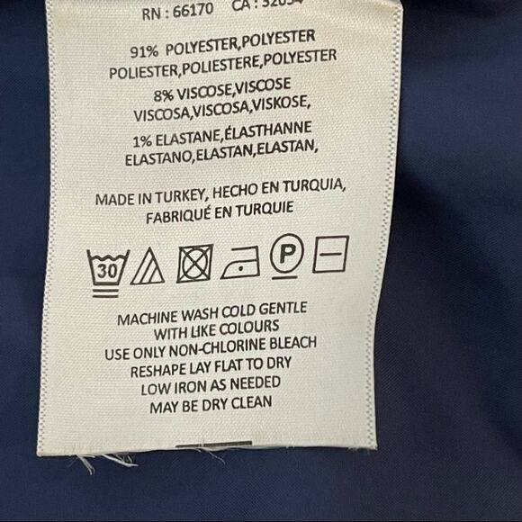 Anthropologie Maeve Blue Cardana Floral Mini Skirt Size 4 - Picture 10 of 11